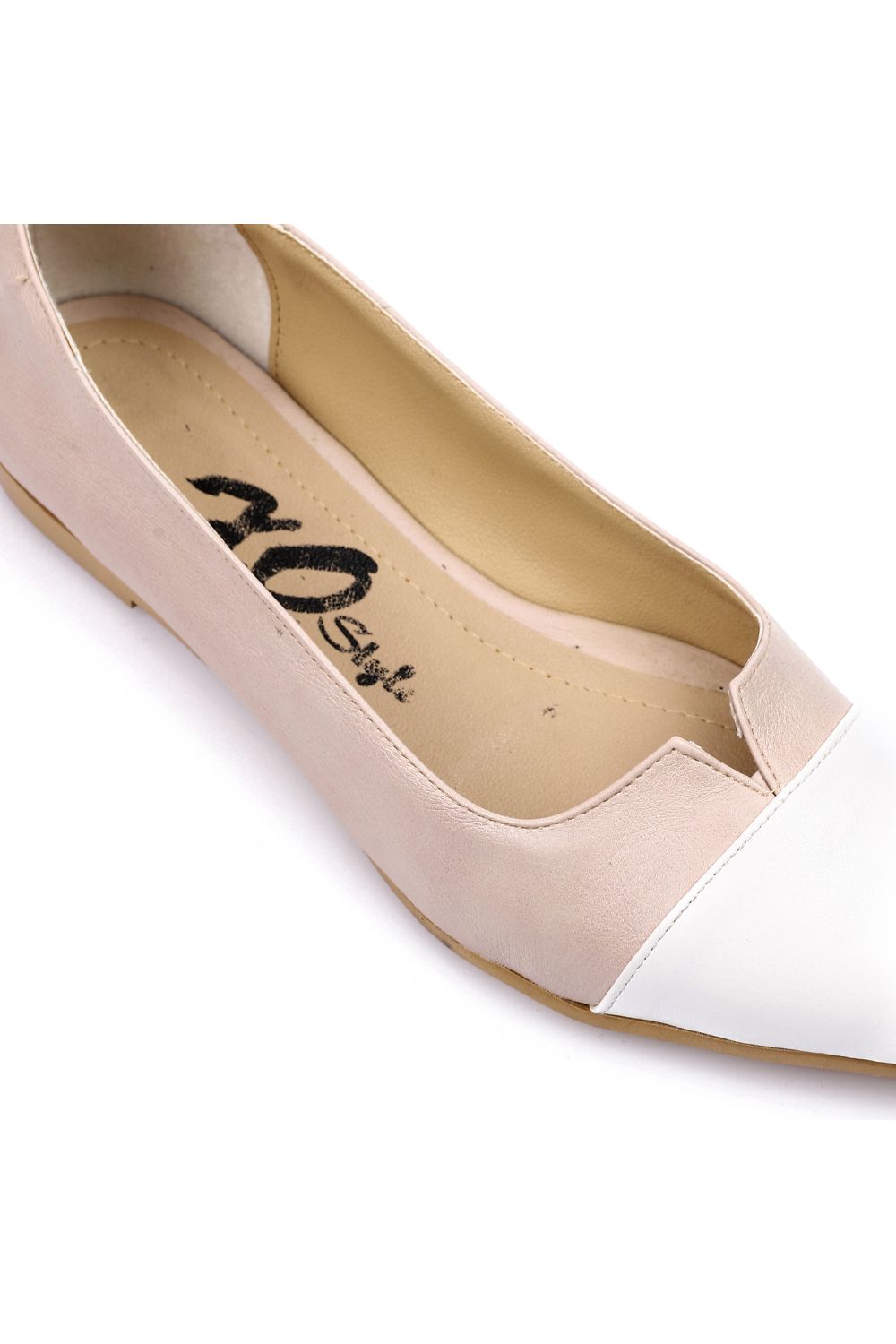 XO Style Comfy Bi-Tone Ballerina