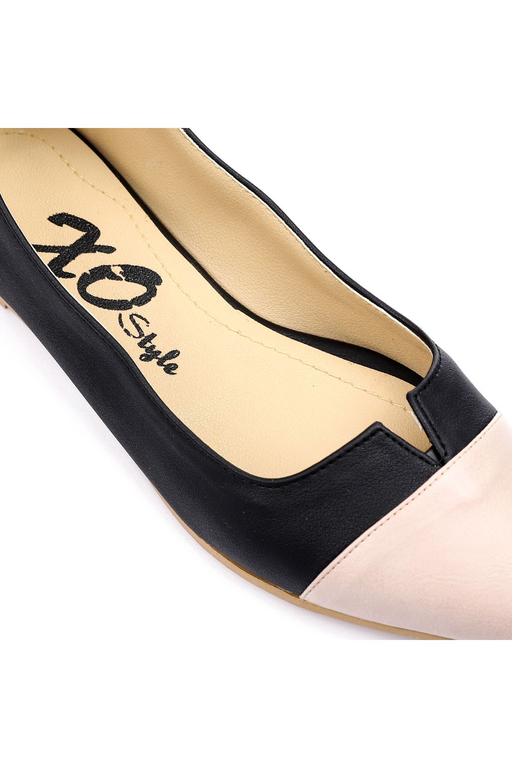 XO Style Comfy Bi-Tone Ballerina