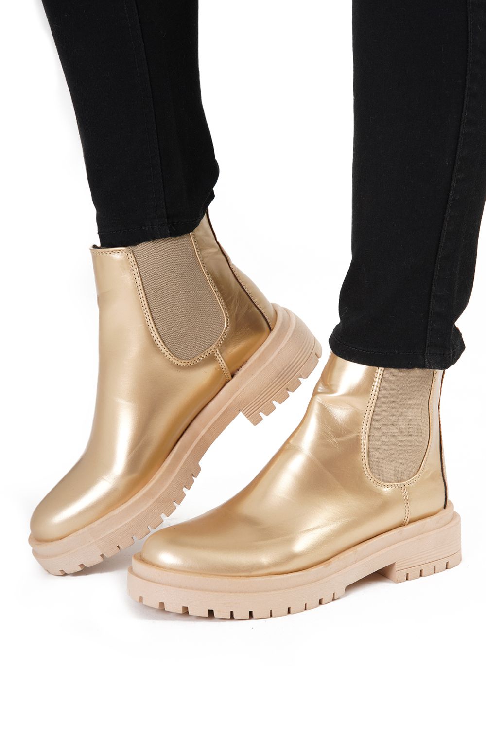 XO Style Solid Ankle Boots