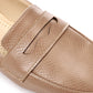 XO Style Embossed Leather Flat Shoes