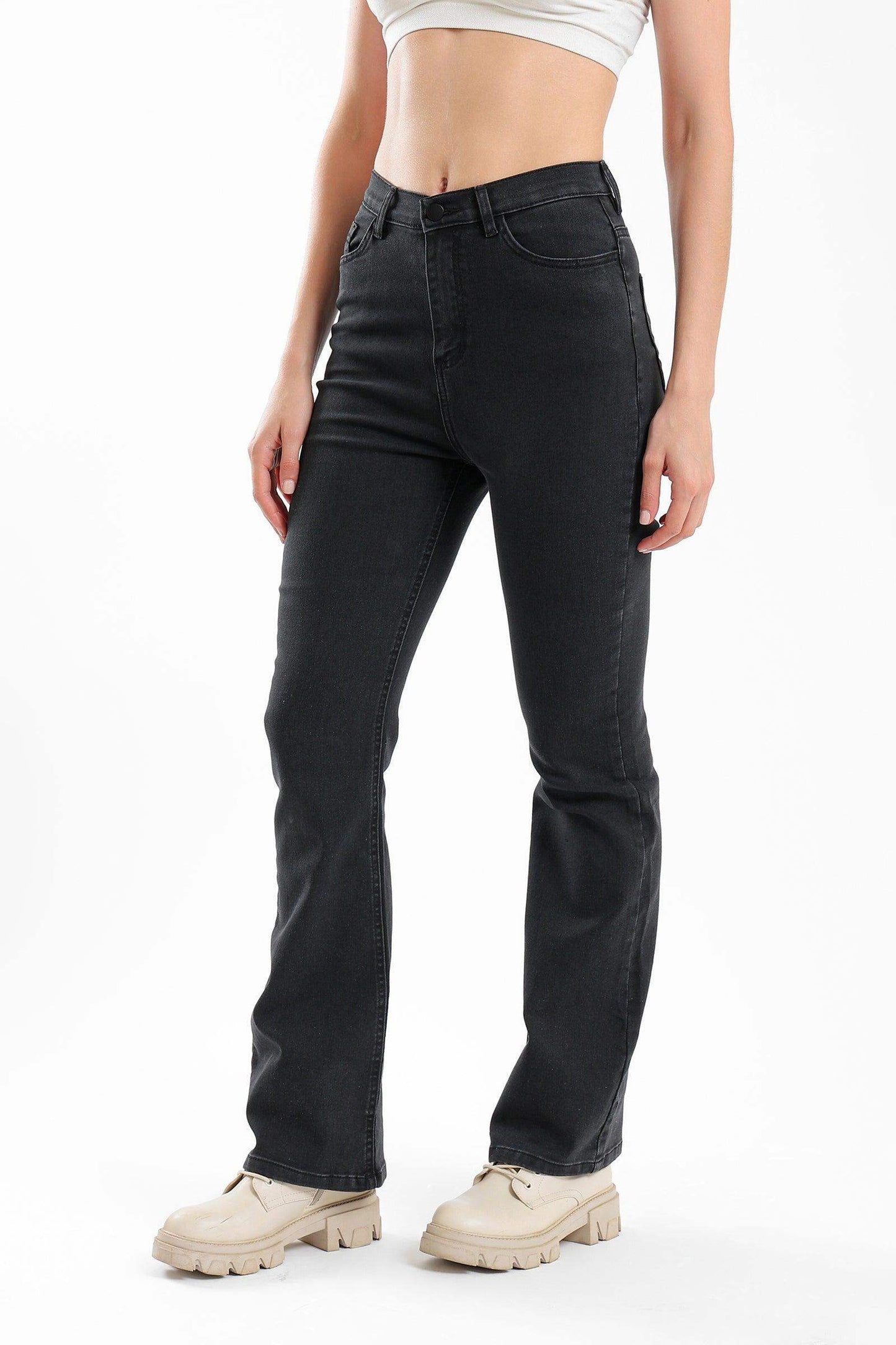 Carina 5 Pockets Flared Jeans