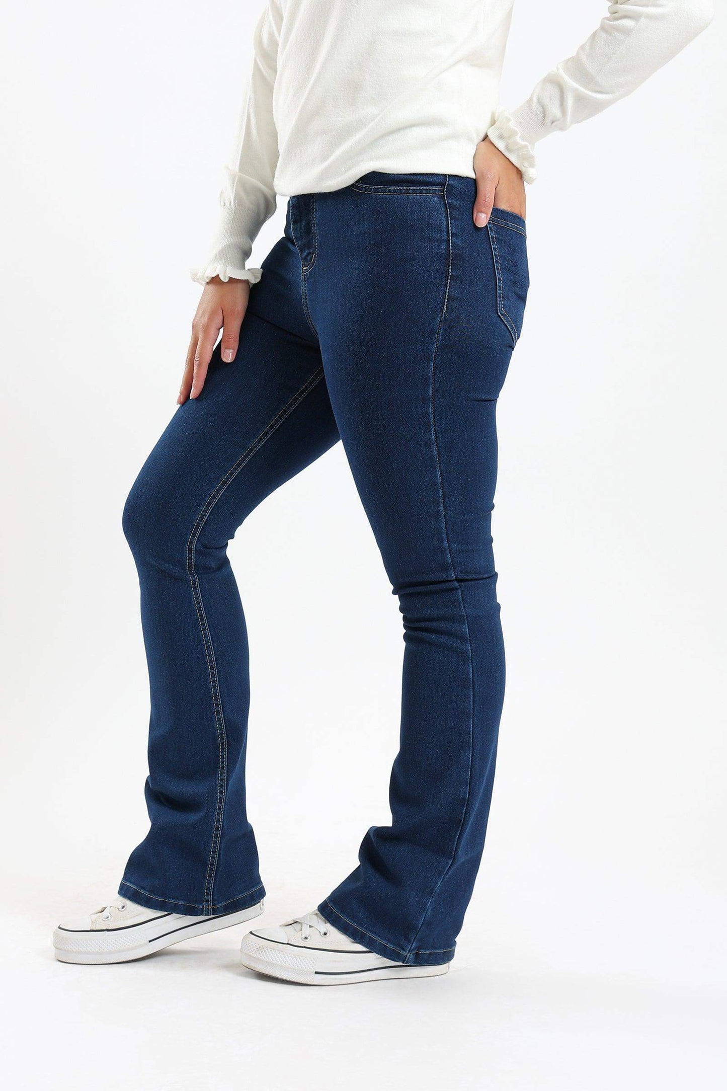 Carina 5 Pockets Flared Jeans