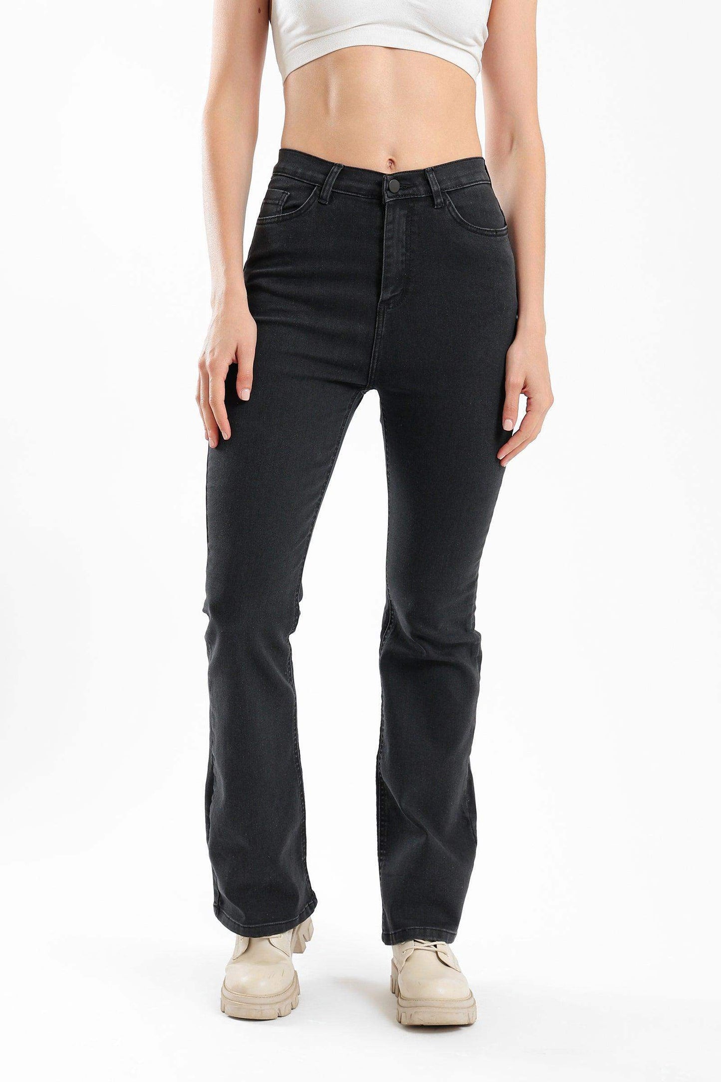 Carina 5 Pockets Flared Jeans