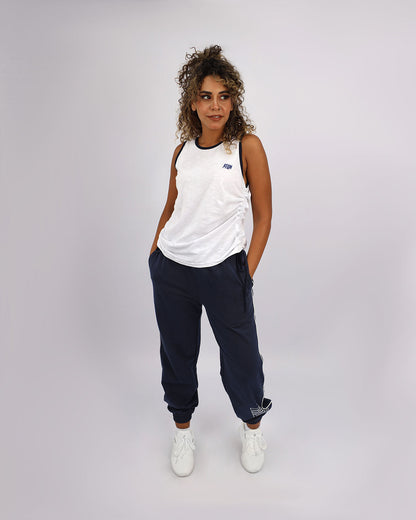 Navy Elastic Cuff Active Sweatpants