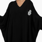 Black V-Neck Abaya