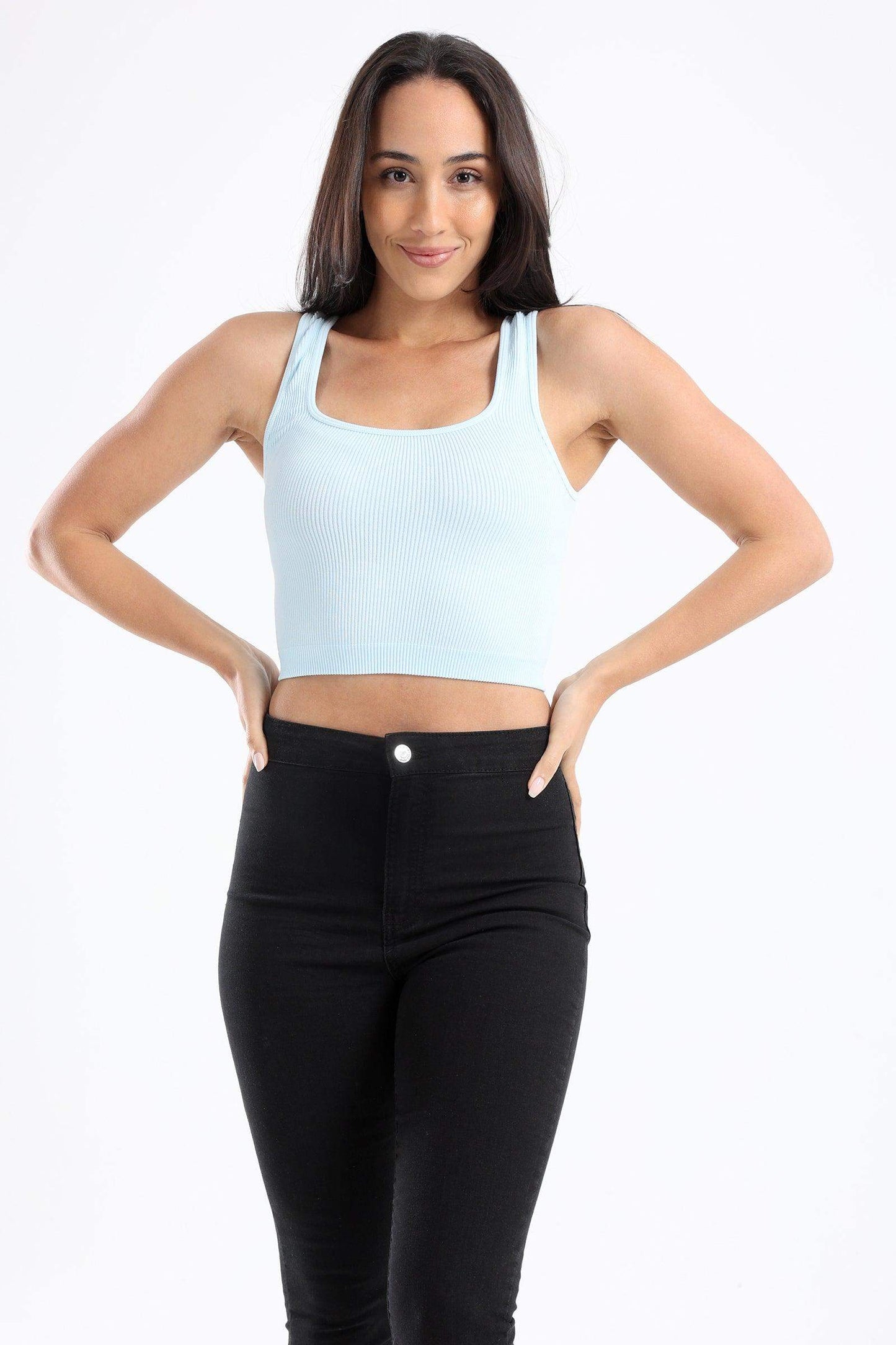 Carina Wide Strap Crop Top