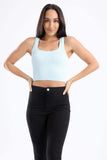 Carina Wide Strap Crop Top