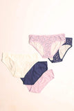 Carina Pack of 5 Colored Bikini Panties