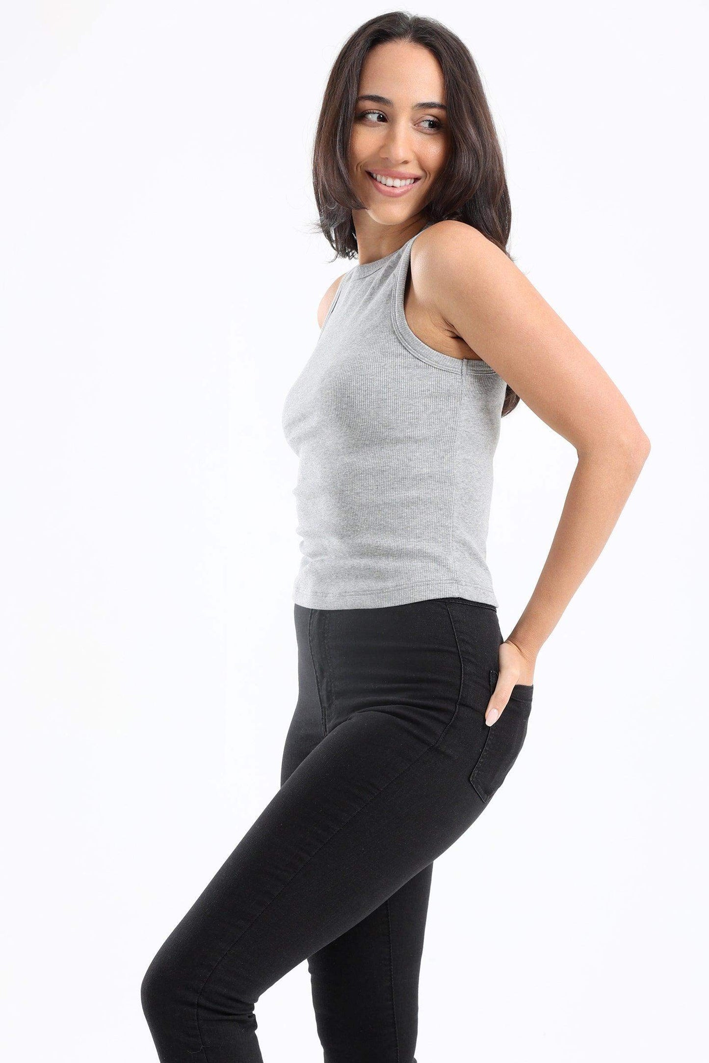 Crew Neck Ribbed Top - Carina - ??Ã¢â‚¬â„¢????????ÃƒÂ±??Ã¯Â¿Â½ÃƒÂ¿??Ã†â€™?ÃƒÂ¿????