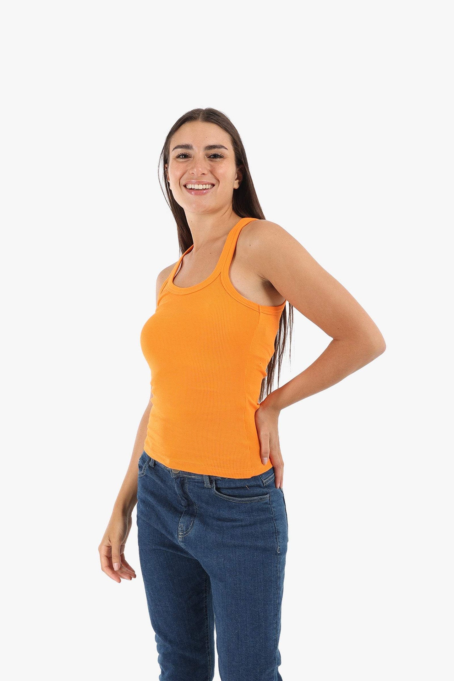 Carina Plunge Round Neck Top