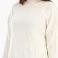 Relaxed Fit Ribbed Pullover