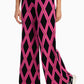 Argyle Pattern Wool Pants