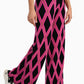 Argyle Pattern Wool Pants