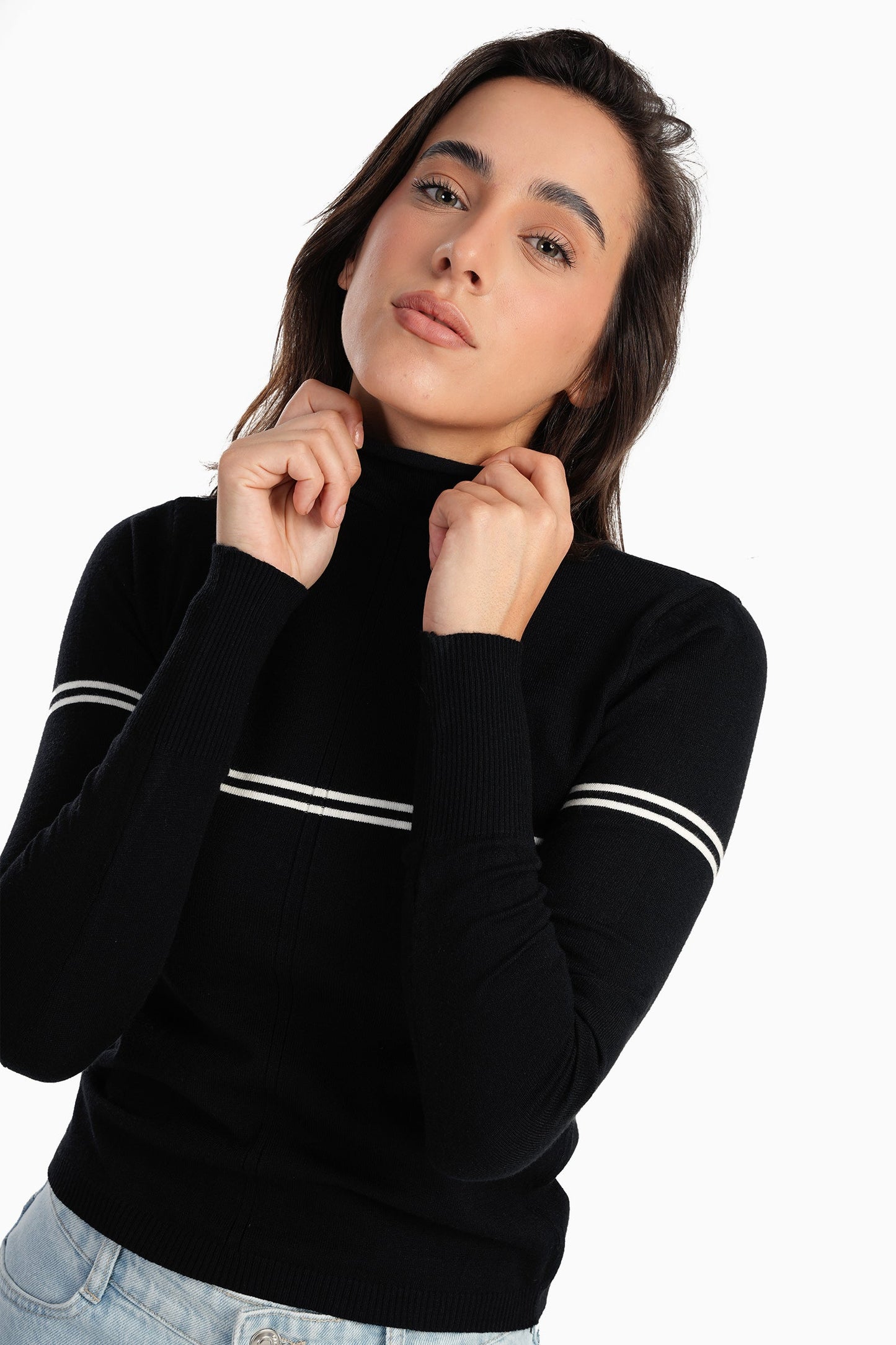 Carina Asymmetrical Slim Fit Pullover