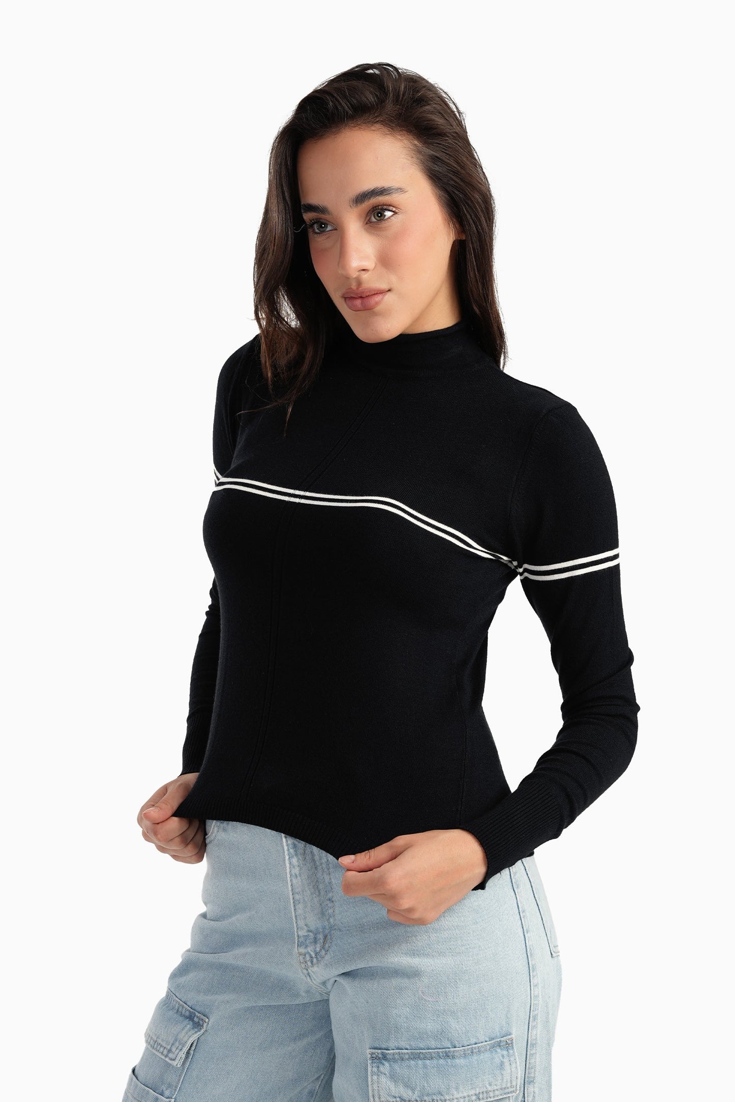 Carina Asymmetrical Slim Fit Pullover