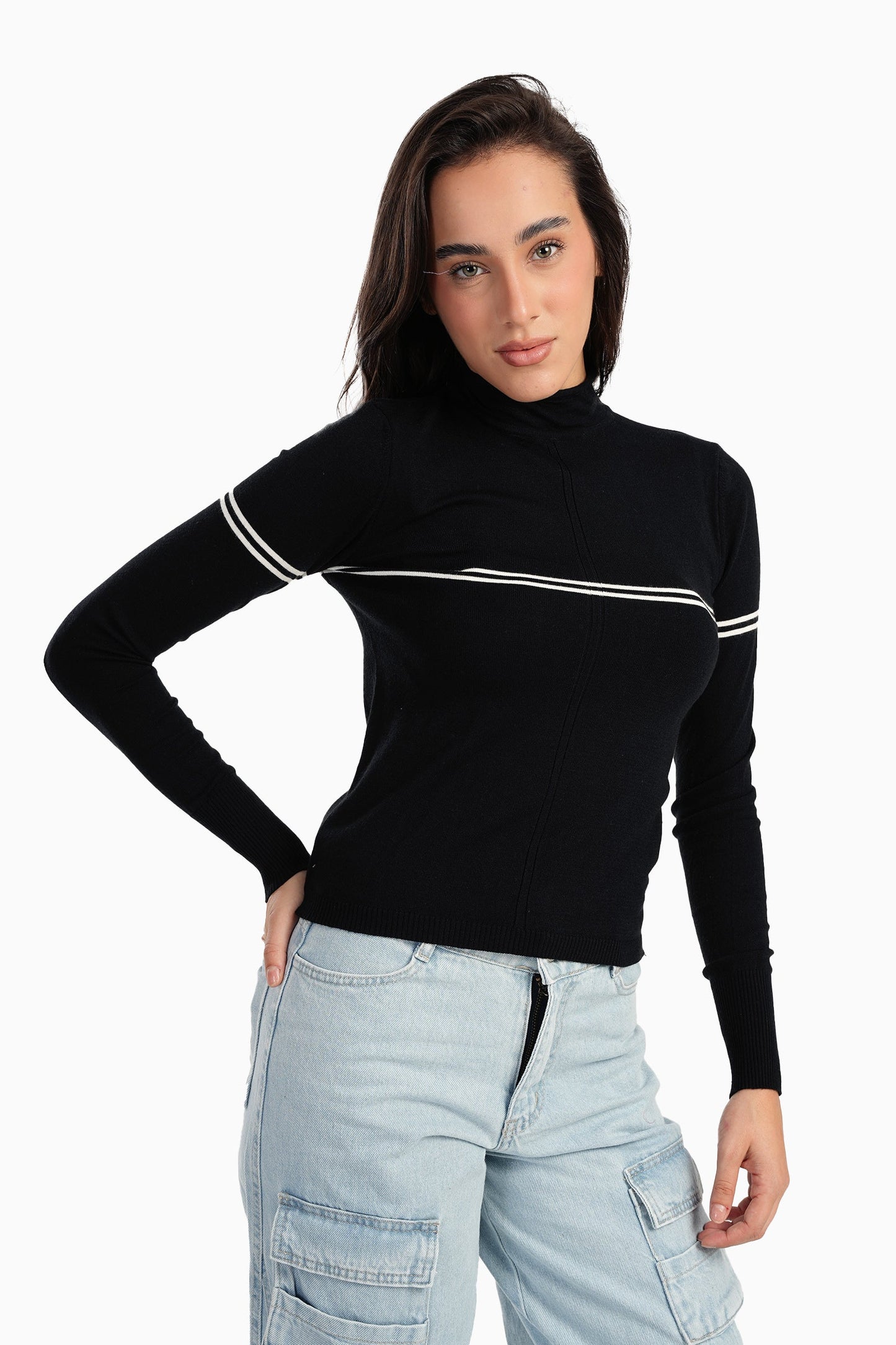 Carina Asymmetrical Slim Fit Pullover