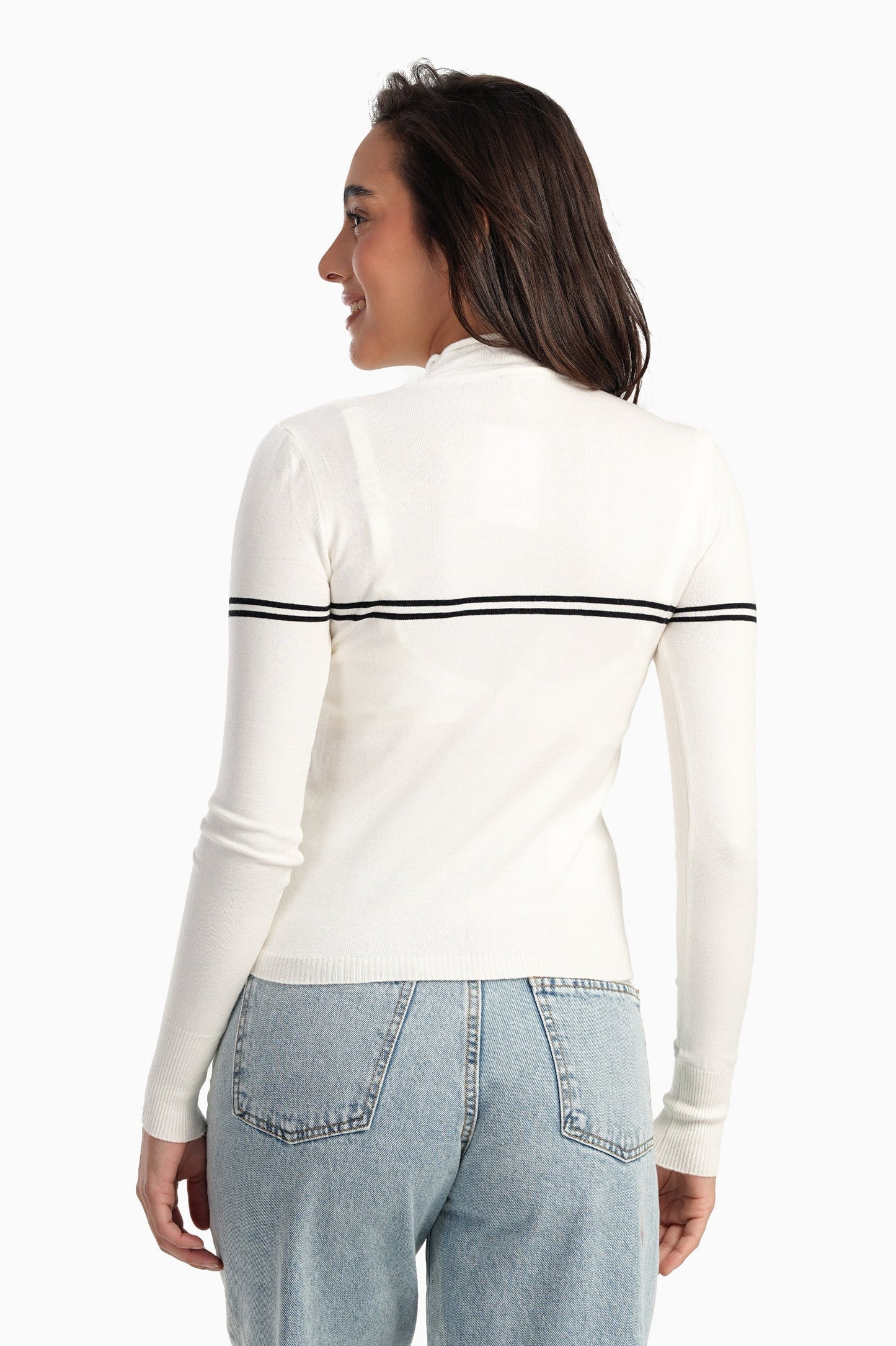 Carina Asymmetrical Slim Fit Pullover