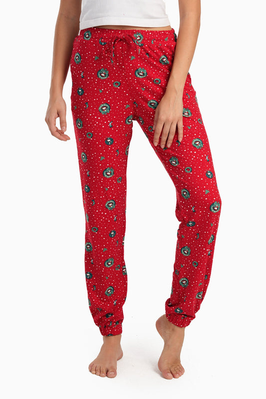 Carrot Leg Cut Pyjama Pants