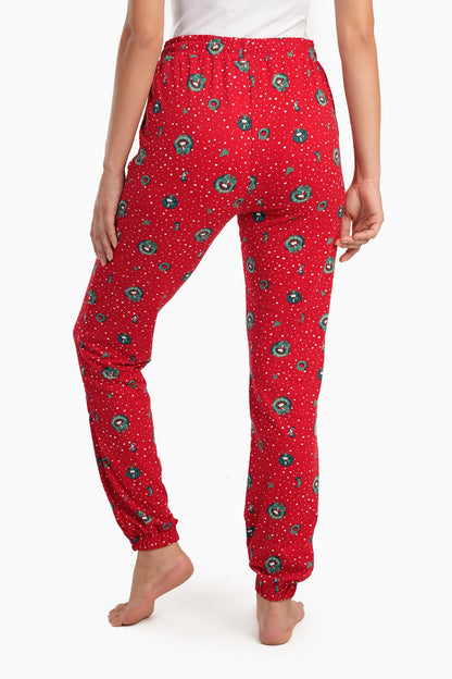 بنطال بيجاما بقصّة ساق الجزرة
