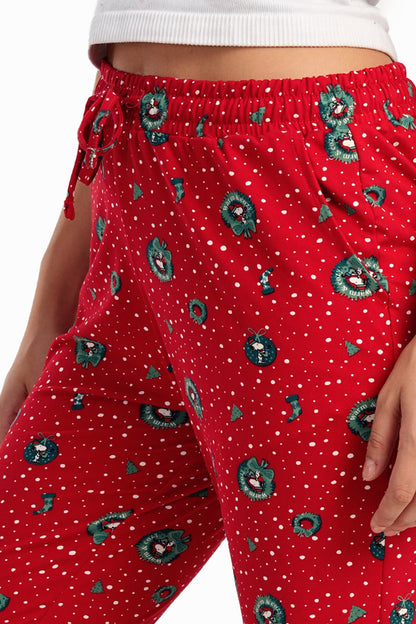 بنطال بيجاما بقصّة ساق الجزرة