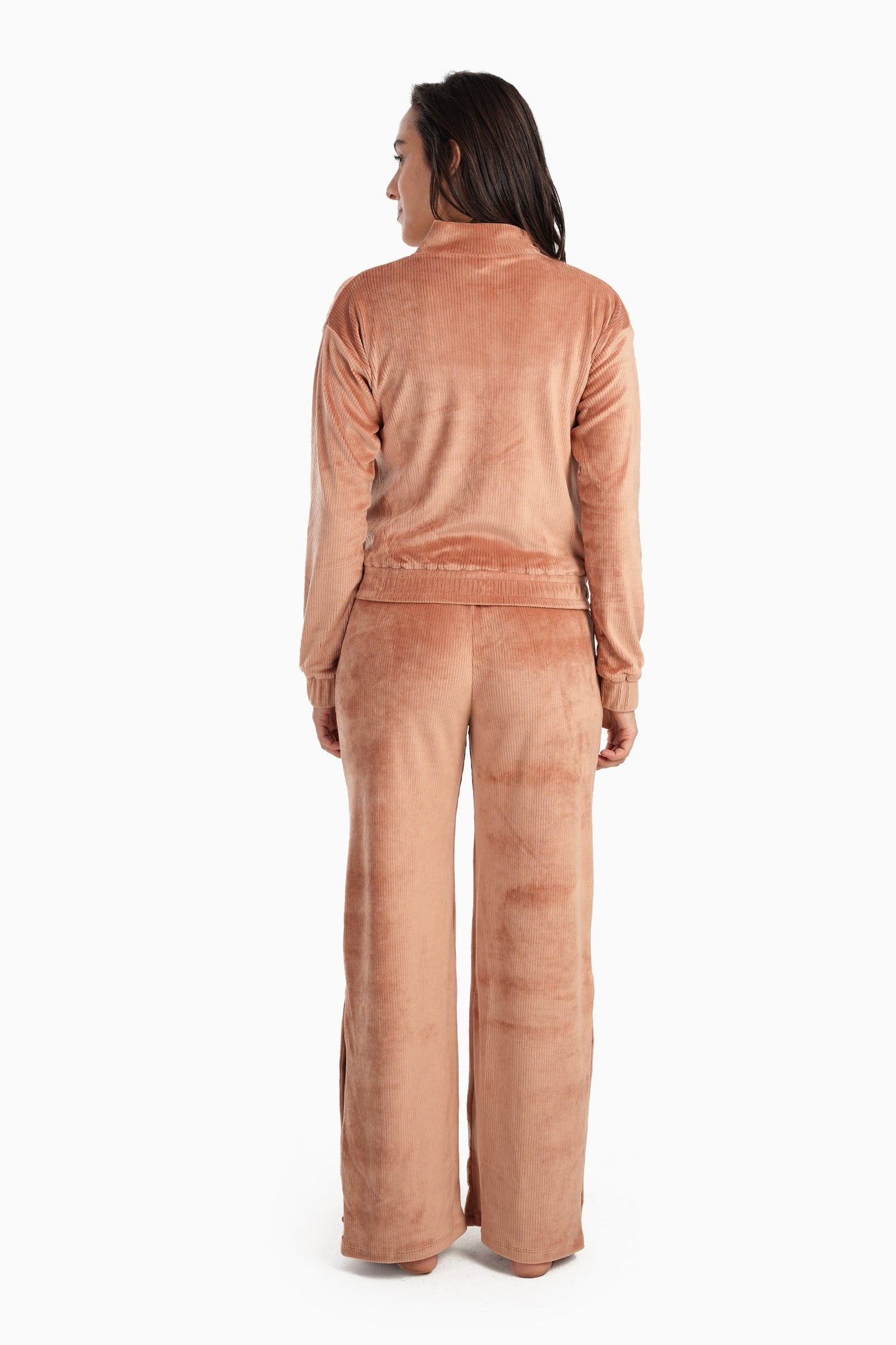 Carina Ribbed Cropped Pyjama Set