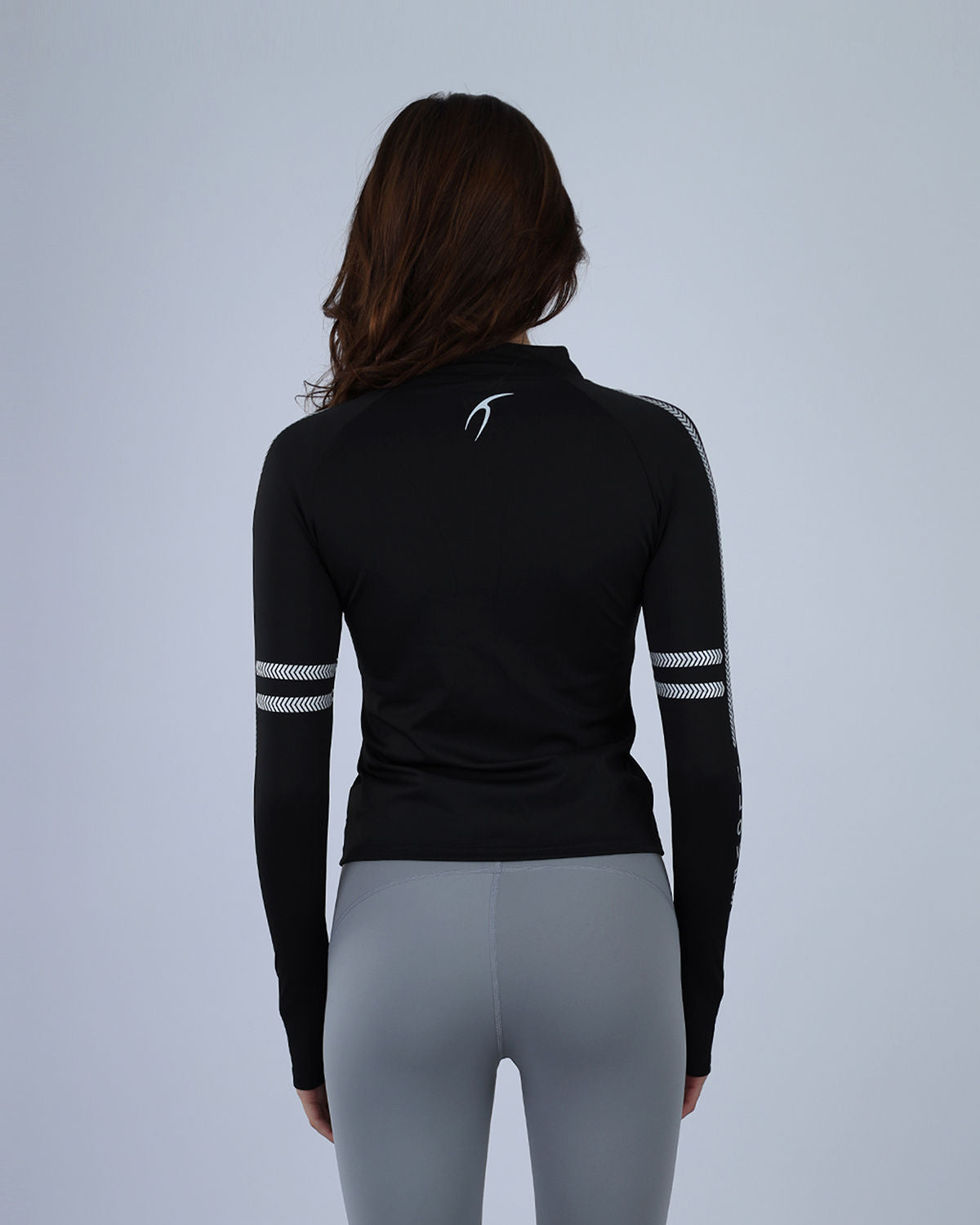 Black Athleisure Inspire Zip Jacket