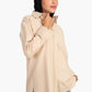 Carina Cotton Blend Button-Down Shirt