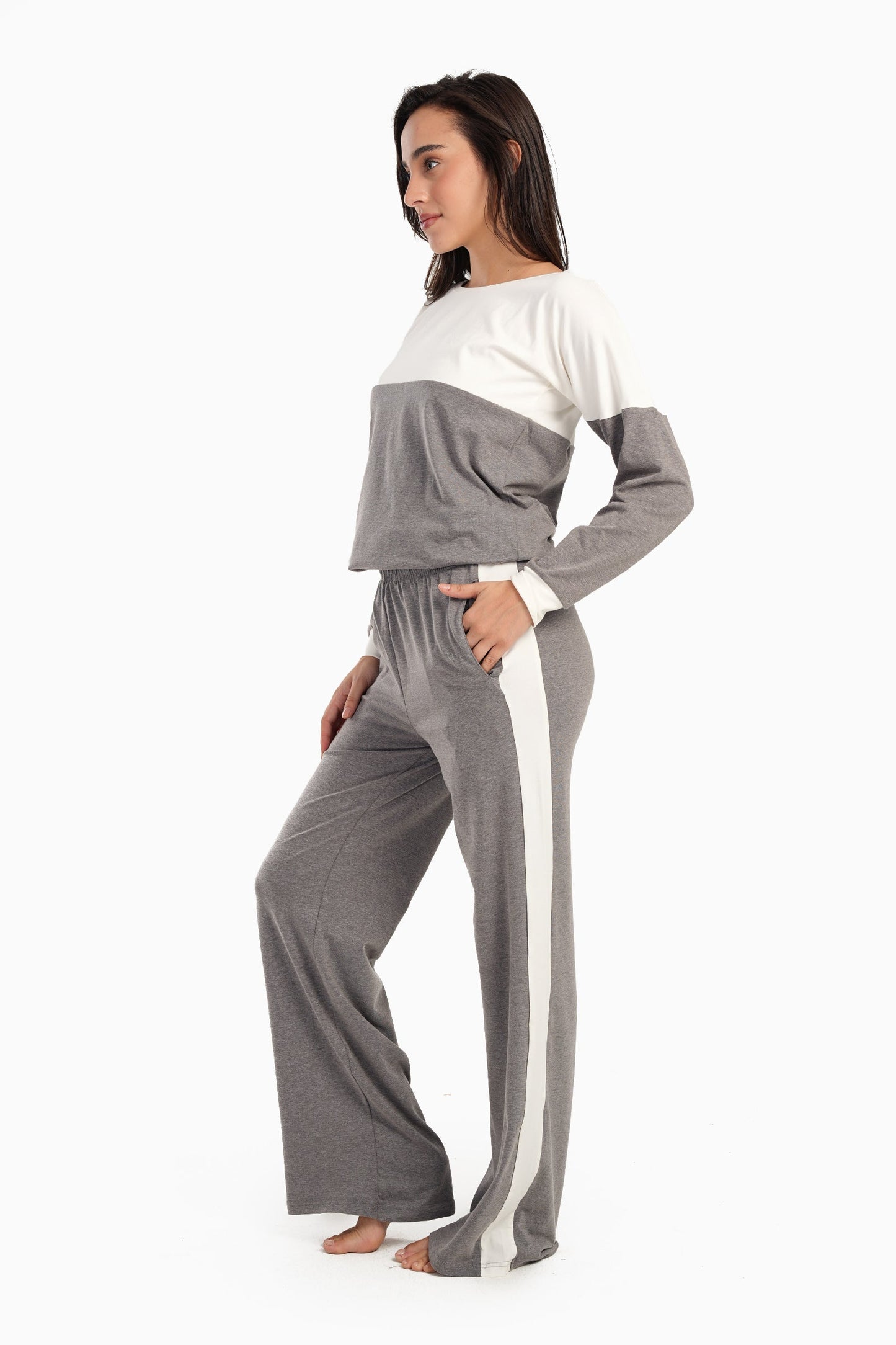 Carina Dual Tone Comfy Pyjama Set