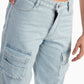 Carina Light Blue Cargo Jeans