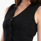 Button-Up Black Vest