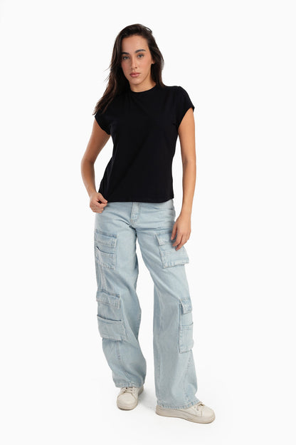 تي شيرت قطني سهل الارتداء للاستخدام اليومي