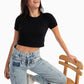 Everyday Cotton Cropped T-Shirt