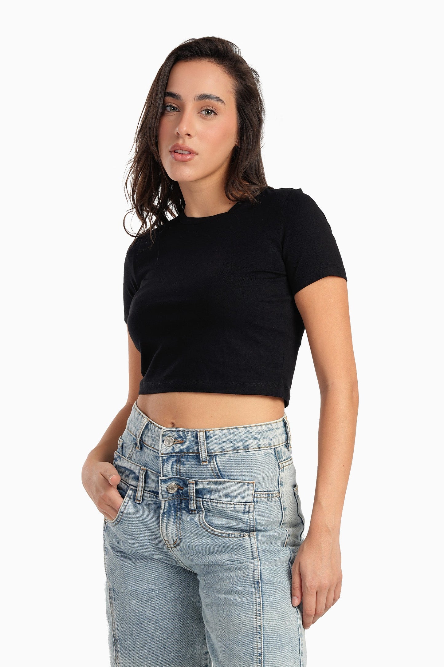 Everyday Cotton Cropped T-Shirt