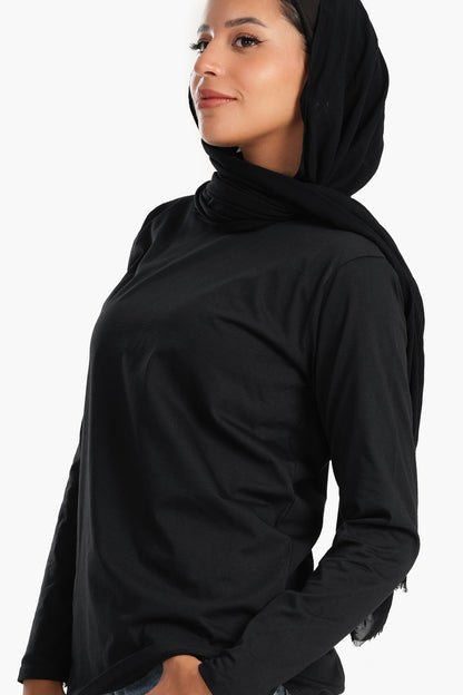 تي شيرت بأكمام طويلة للاستخدام اليومي