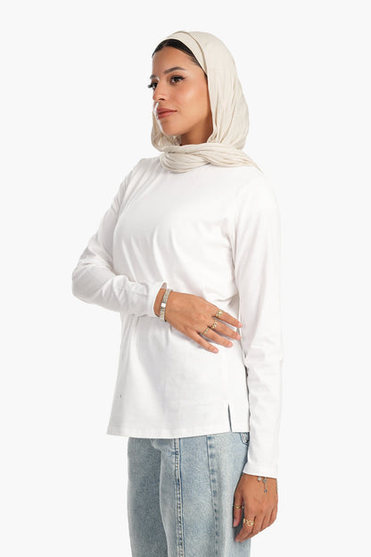 تي شيرت بأكمام طويلة للاستخدام اليومي