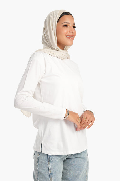 تي شيرت بأكمام طويلة للاستخدام اليومي