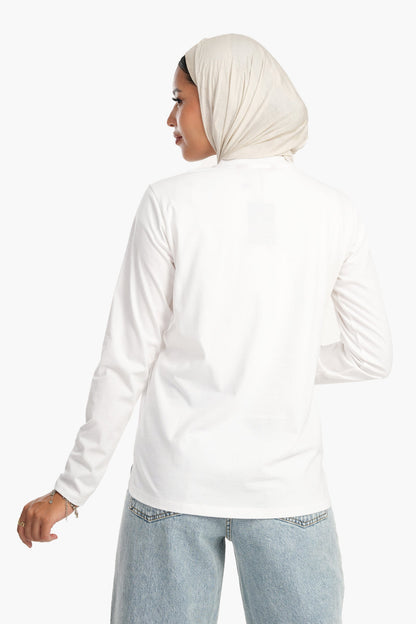 تي شيرت بأكمام طويلة للاستخدام اليومي