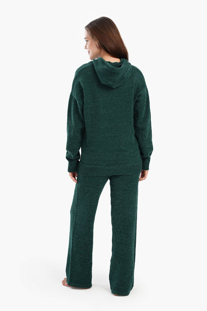 طقم بيجامة تريكو بغطاء للرأس