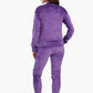 Purple Ribbed Pyjama Set