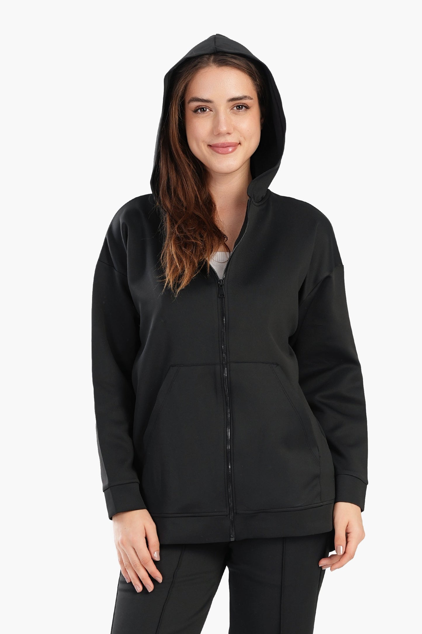 Lounge Jacket With Hoodie