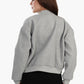 Heather Grey Bomber Jacket