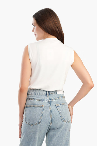 Sleek Viscose Sleeveless Top
