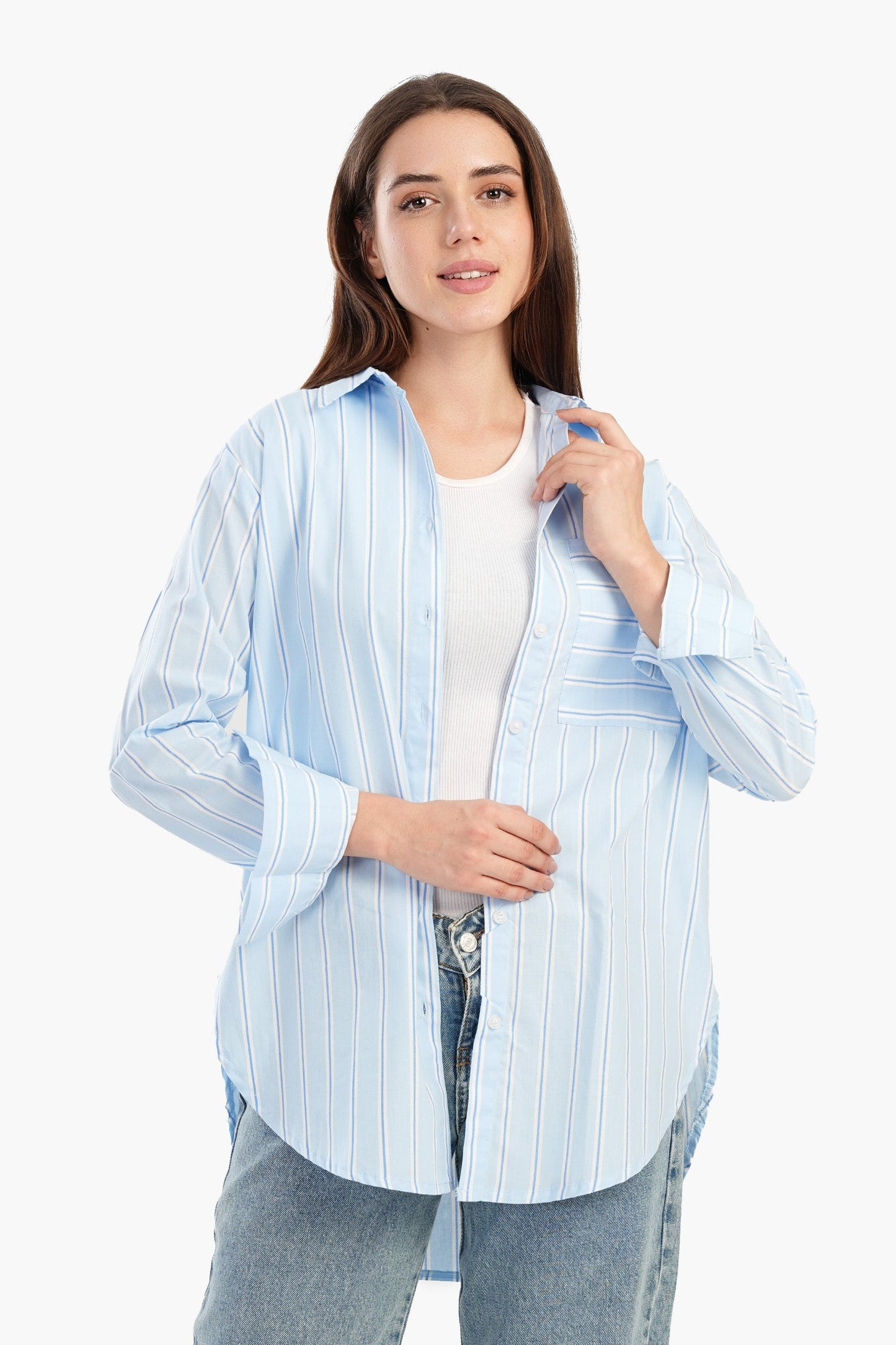 Timeless Striped Button-Down Shirt