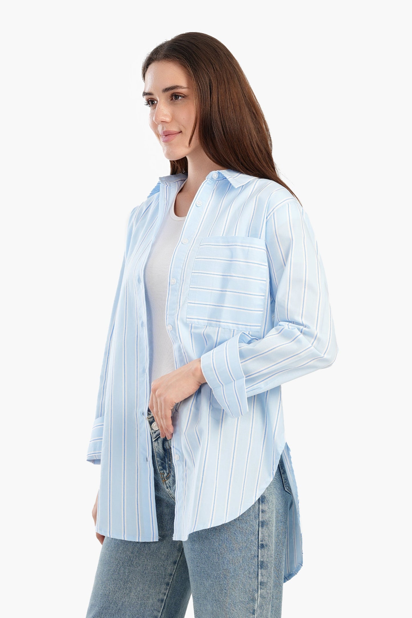 Timeless Striped Button-Down Shirt