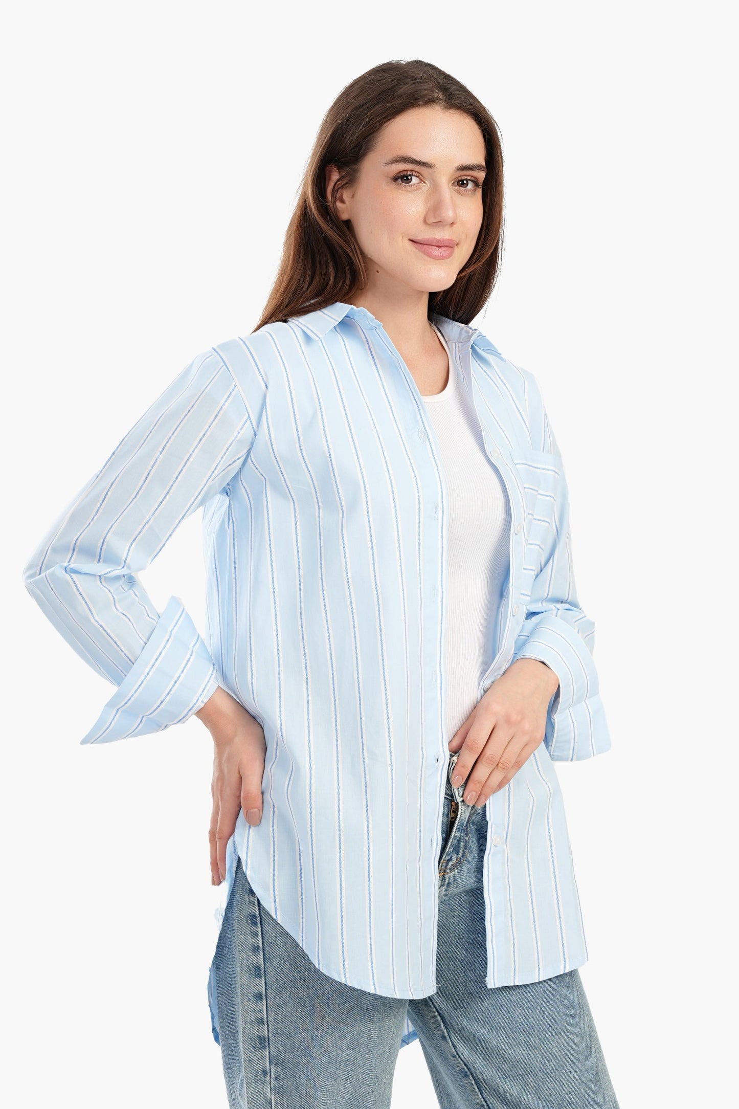 Timeless Striped Button-Down Shirt