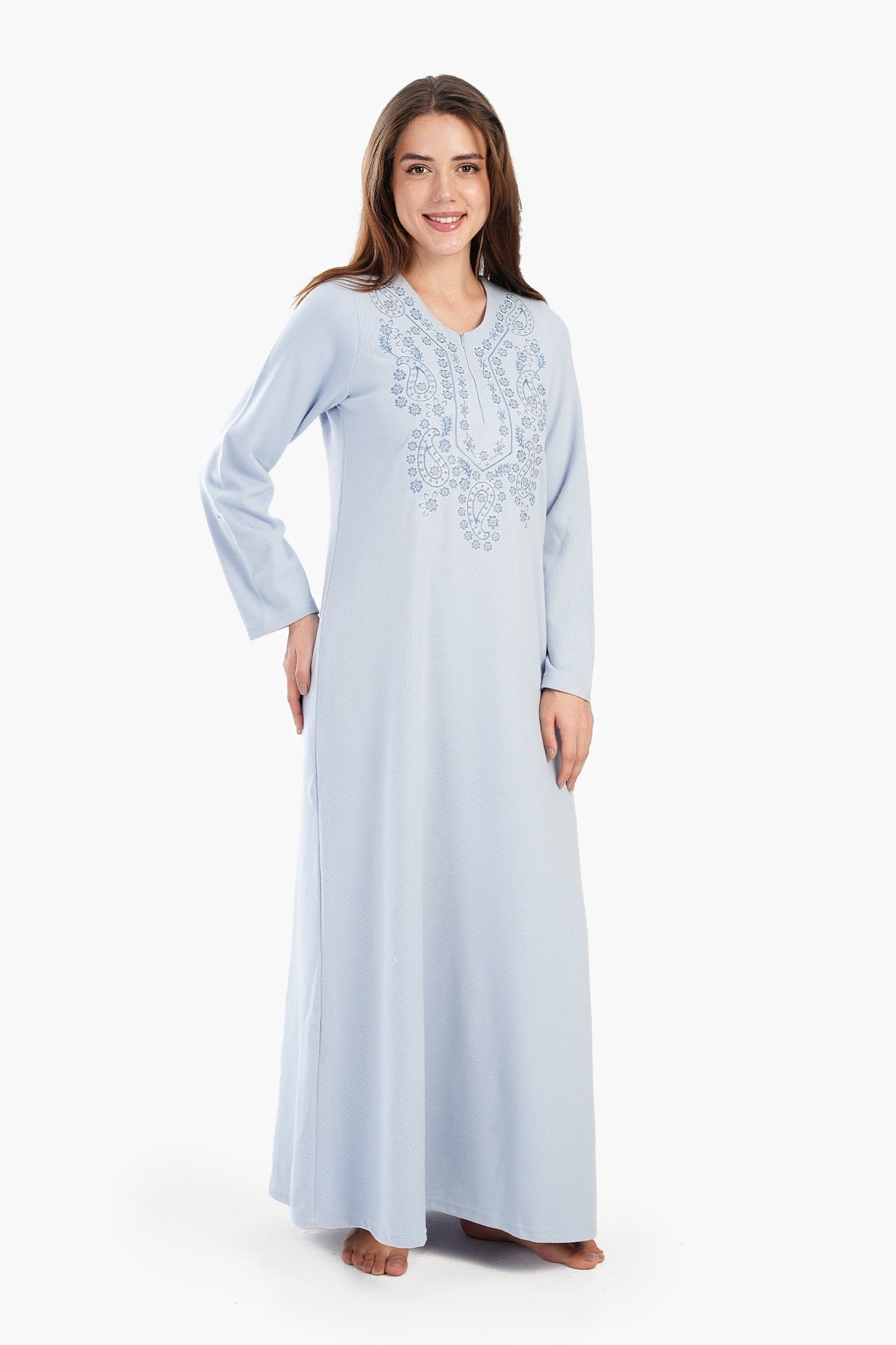 Light Blue Maxi Nightgown