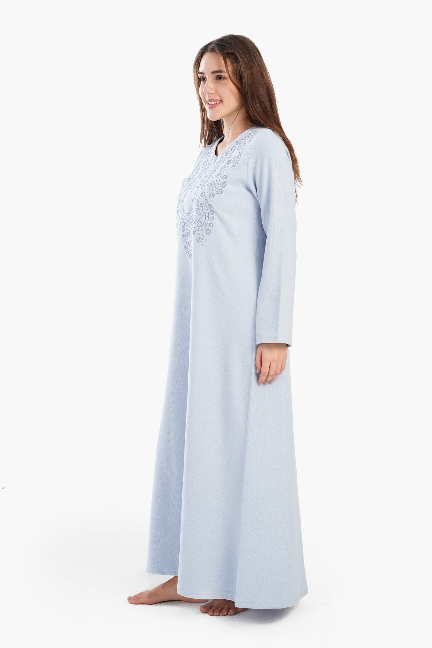 Light Blue Maxi Nightgown