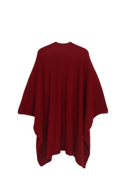 Knitted Loose Fit Poncho