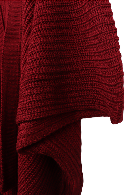 Knitted Loose Fit Poncho