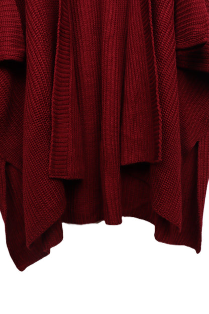 Knitted Loose Fit Poncho